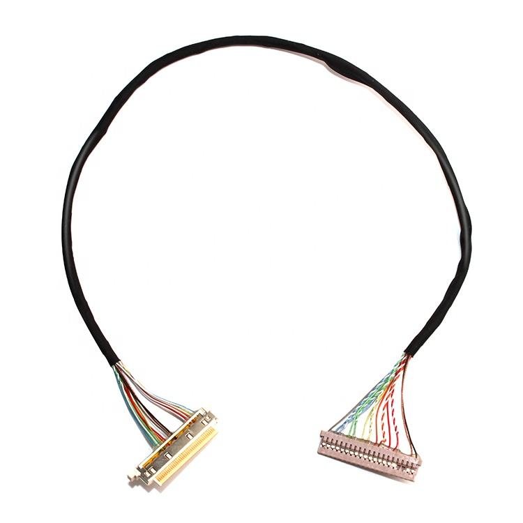 Hirose Shield Molex Micro Coaxial Lvds Cable Assembly