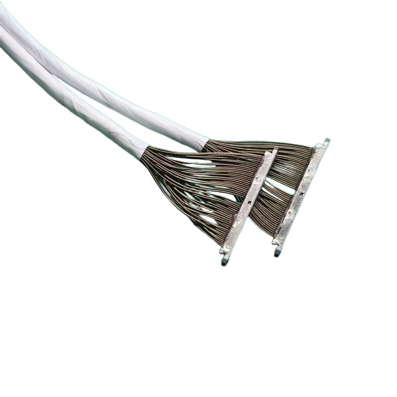 Hirose DF-56-050 Micro Coax Connector Kit 50Pin 0.3mm Pitch for UAV Drone Gimbal & Smart Glasses Hinge Space-Saving Design