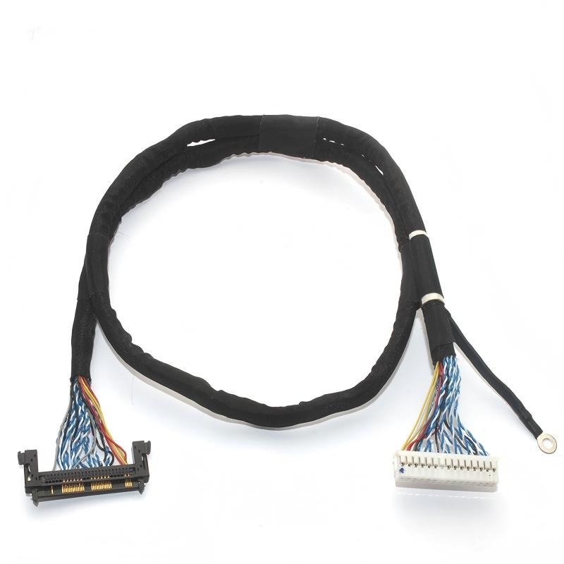 JAE Durable UL20276 LVDS Cable assembly for latops LCD cable