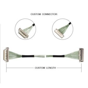 LVDS EDP Cable I-PEX 20679-030T-01 30-Pin Copper Core PVC Insulated for MIPI Camera Module Image Sensor