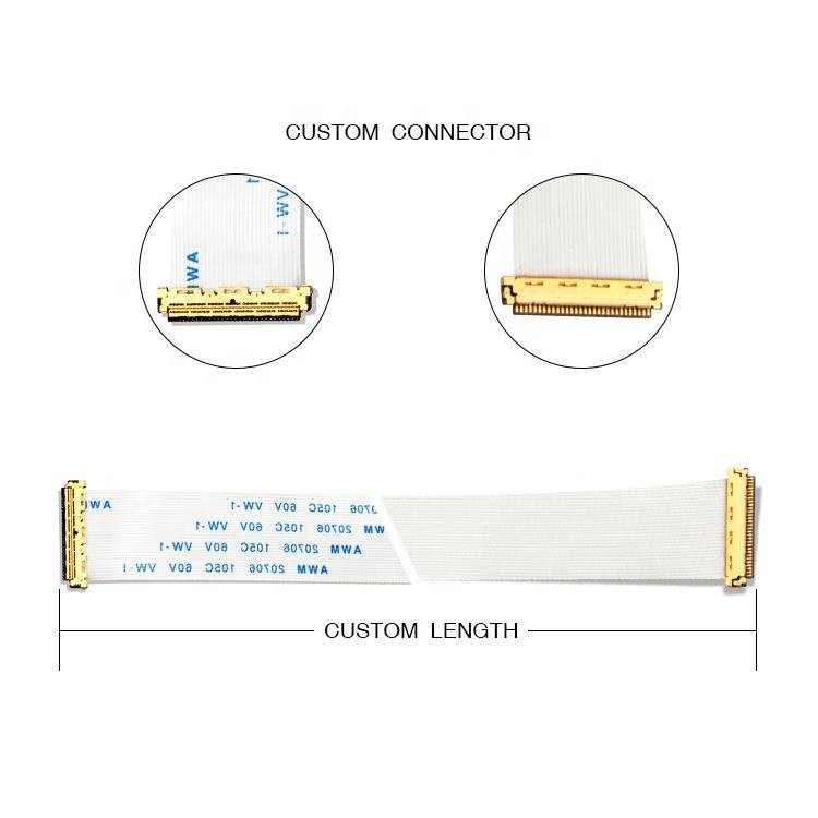  Replacement FFC Screen Cable for Dell HP Lenovo – 0.5mm Pitch 40Pin to 30Pin LCD Repair Harness