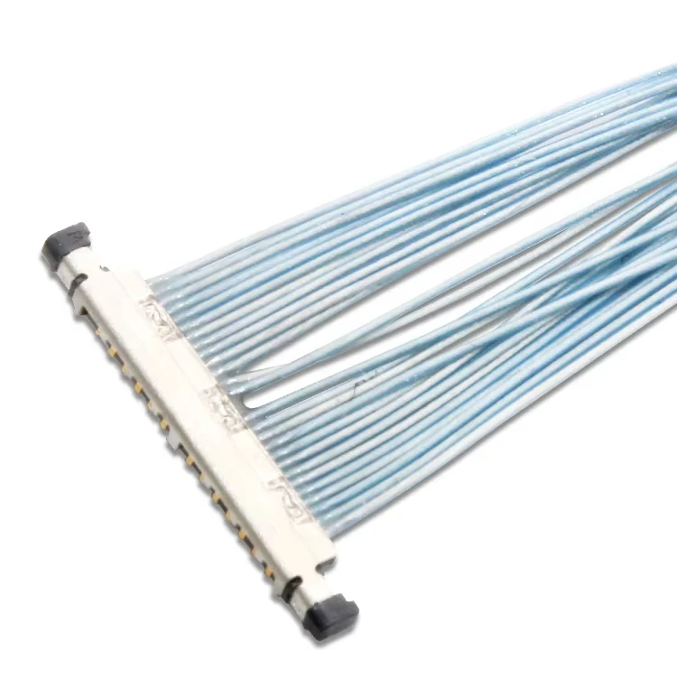 Custom 0.3mm Pitch Micro-Coaxial LVDS Cable 20496-026T-40 for Computer IP67 Rated Copper Core PTFE Insulated Adapter - Image 3