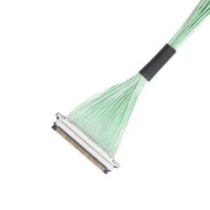 Micro-Coaxial Adapter Connector USB 3.1 Gbps/lane 0.4 mm Pitch Horizontal Mating Type PVC Insulation Friction Lock Copper Core