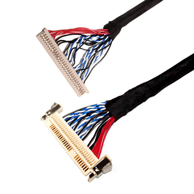 Custom Wiring Harness 41 Pin Led to Lcd Converter 40 30 Lvds Cable for Mini Itx Motherboard