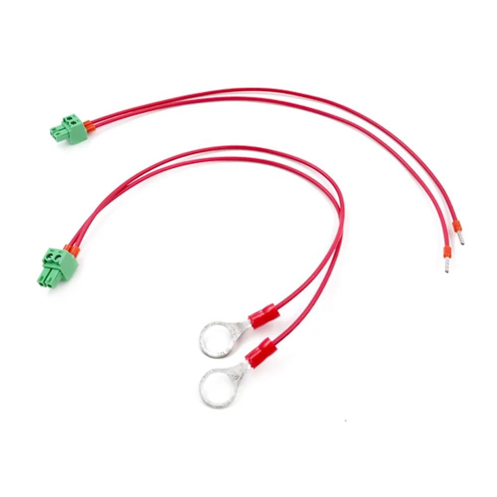 Custom Green Right Angle Pitch Pin Screw PCB Terminal Block Connector Cable Wring Harness - Image 4