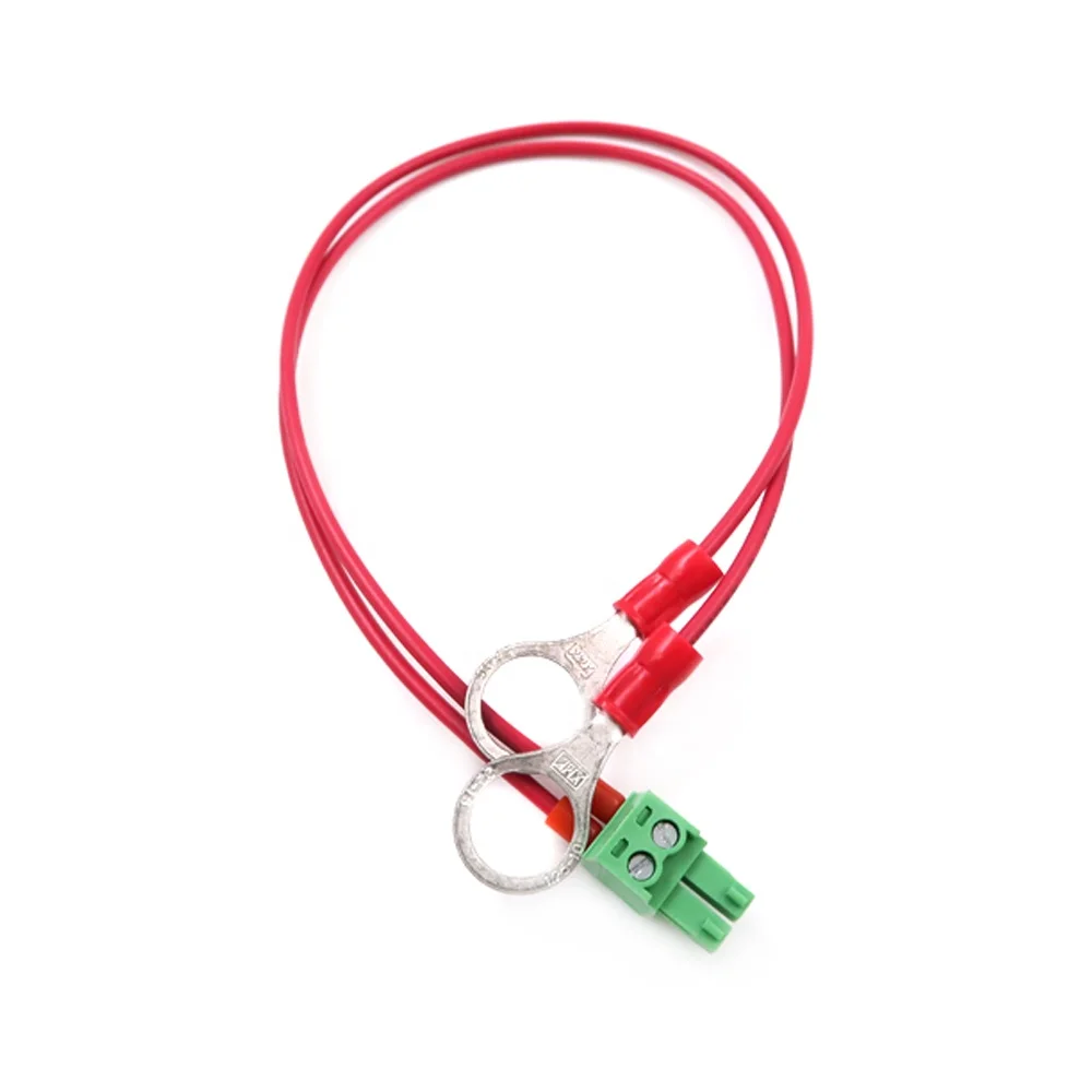 Custom Green Right Angle Pitch Pin Screw PCB Terminal Block Connector Cable Wring Harness - Image 2