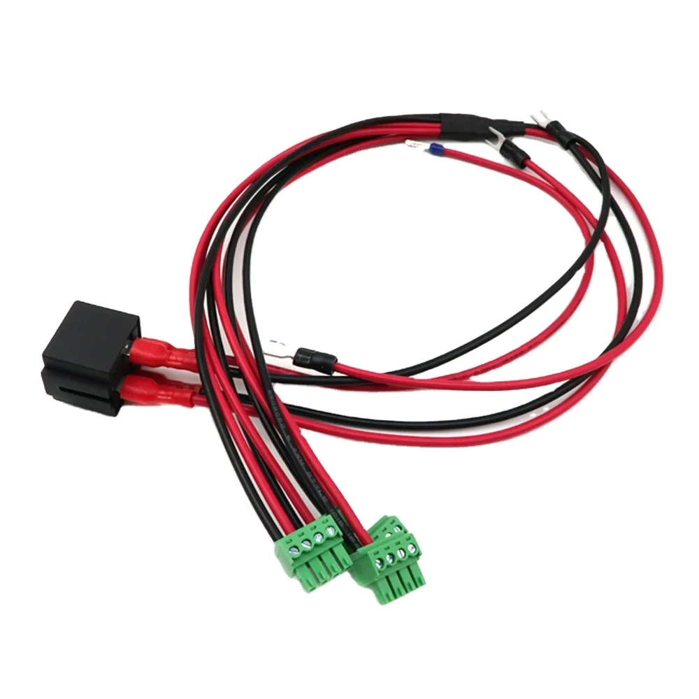 Custom Green Right Angle Pitch Pin Screw PCB Terminal Block Connector Cable Wring Harness - Image 6