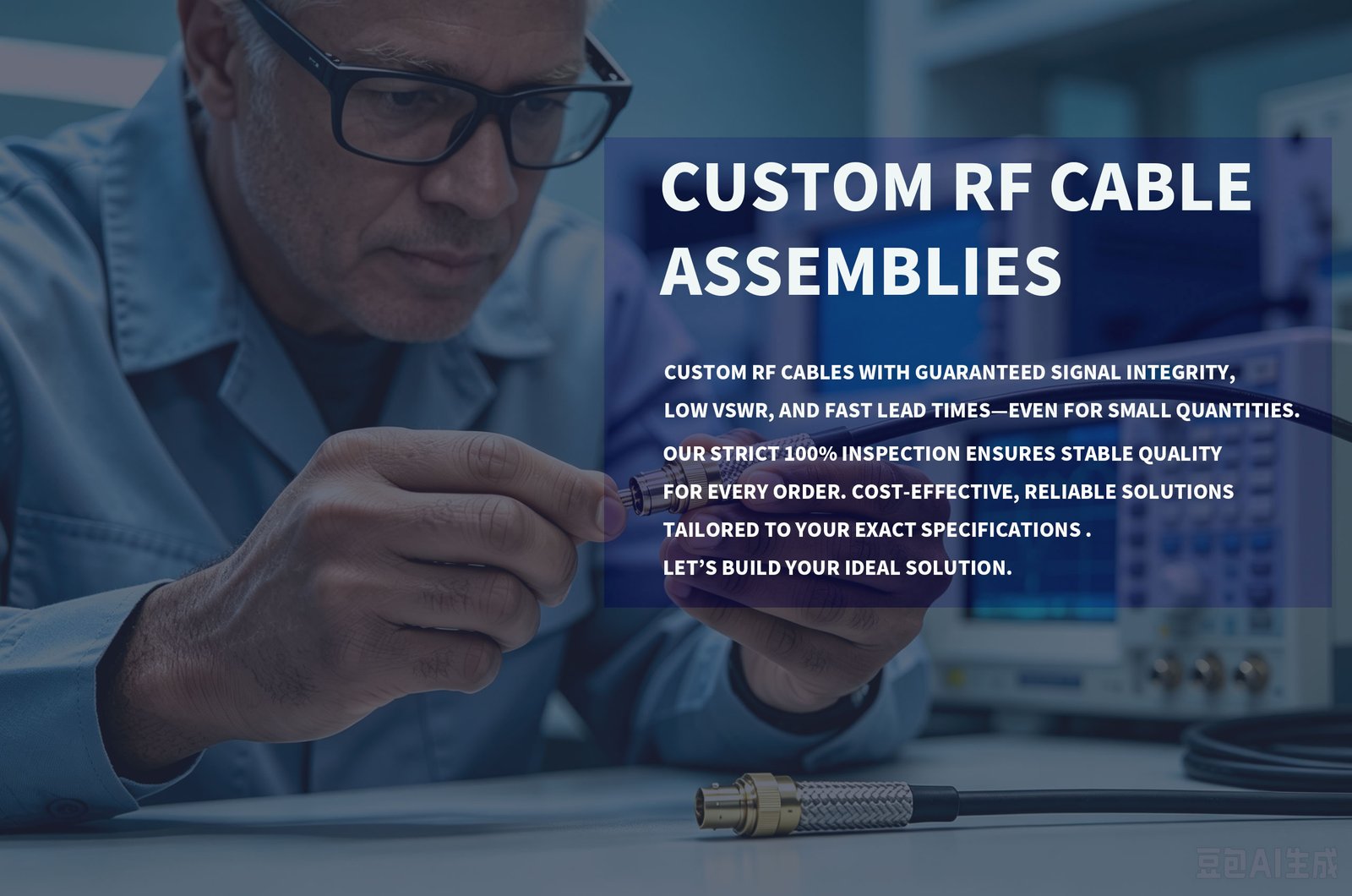 RF Coaxial Cable Assembly, RF Coaxial Connector, Micro-coaxial Cable, Fine Coaxial Cable, Wire Harness Assembly, Custom Antenna Cable Assembly